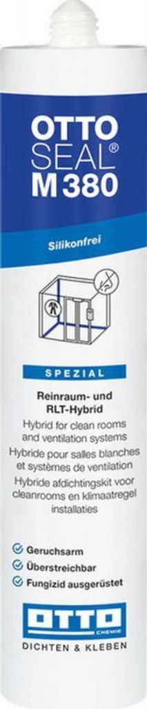 OTTOSEAL M 380 Reinraum- und RLT-Hybrid-Dichtstoff 310 ml Produktbild 