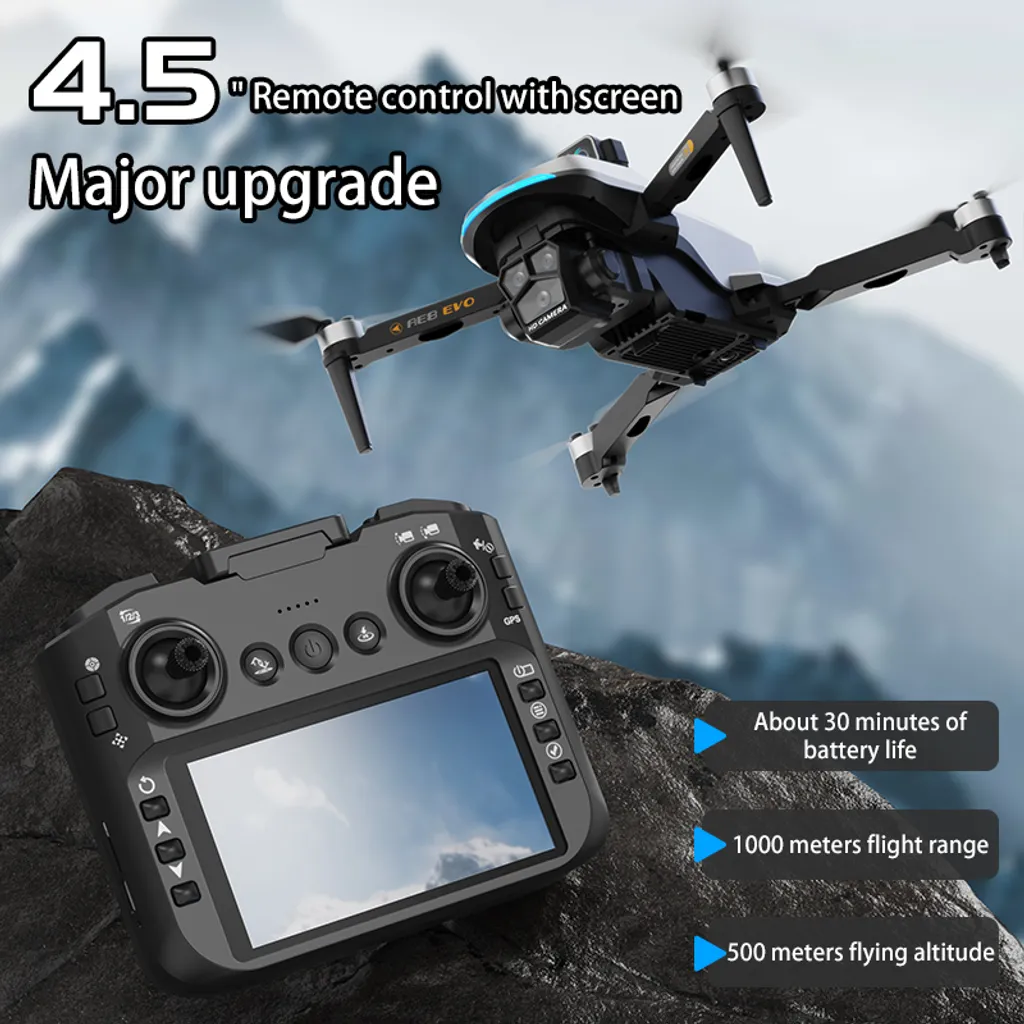 Drone GPS ZELURXX avec triple caméra et évitement d'obstacles - 3