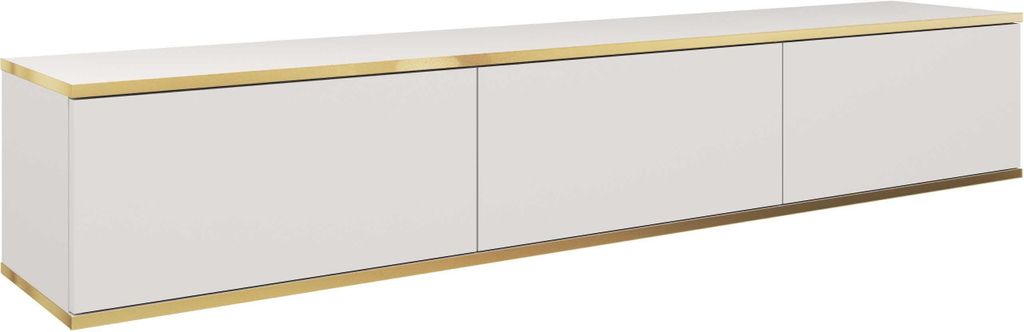 AX LIVING Sideboard TV Orkis 175 175 cm Modern und Funktional, Weiß