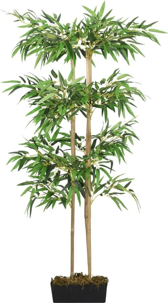vidaXL Bambù Artificiale 120 cm - Arredo Verde Professionale per Uffici