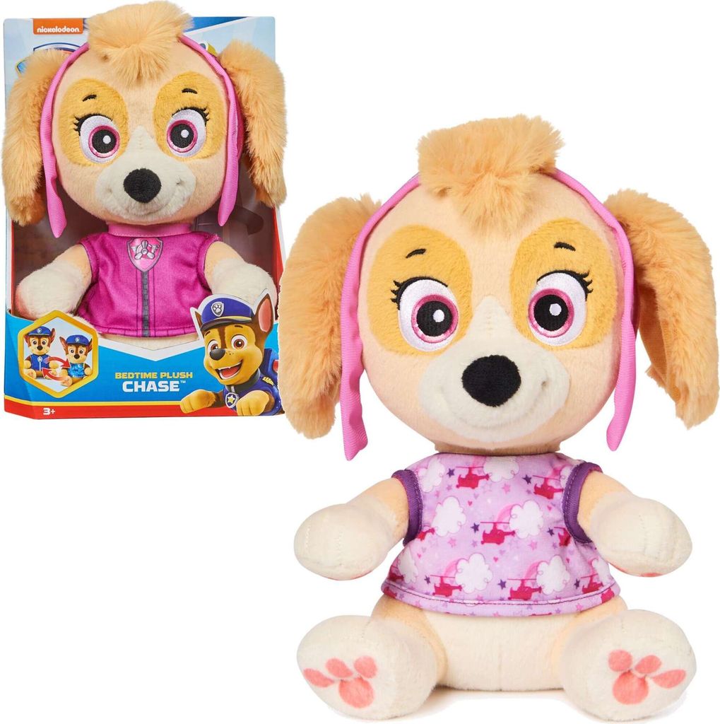 Paw Patrol Bedtime Plüsch Maskottchen Skye weiches Kuscheltier 25cm