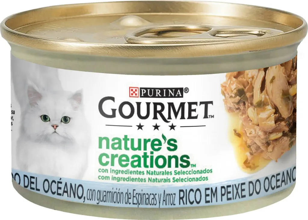 Gourmet Natur Fischbox - Nourriture naturelle au poisson pour chat 24x85g