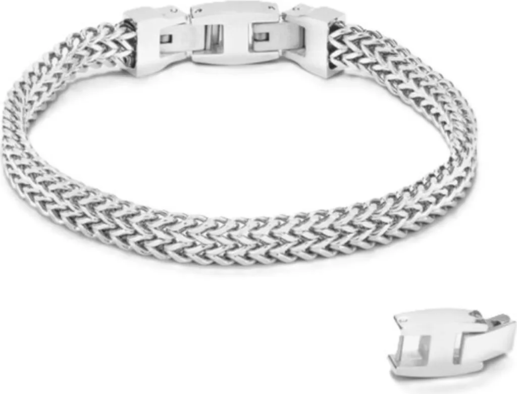 Bracelet gourmette en argent plaqué pour homme Radiant RH000170 luxe