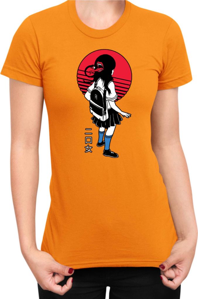 Damen T-Shirt Manga Japan Anime Comics Animation In-Spectre Kyokou Suiri, Lady S / Orange
