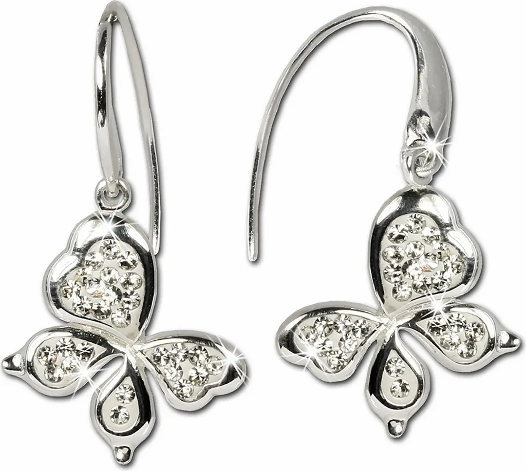Boucles d'oreilles Papillon Argent 925 : Anti-Allergie et Brillance