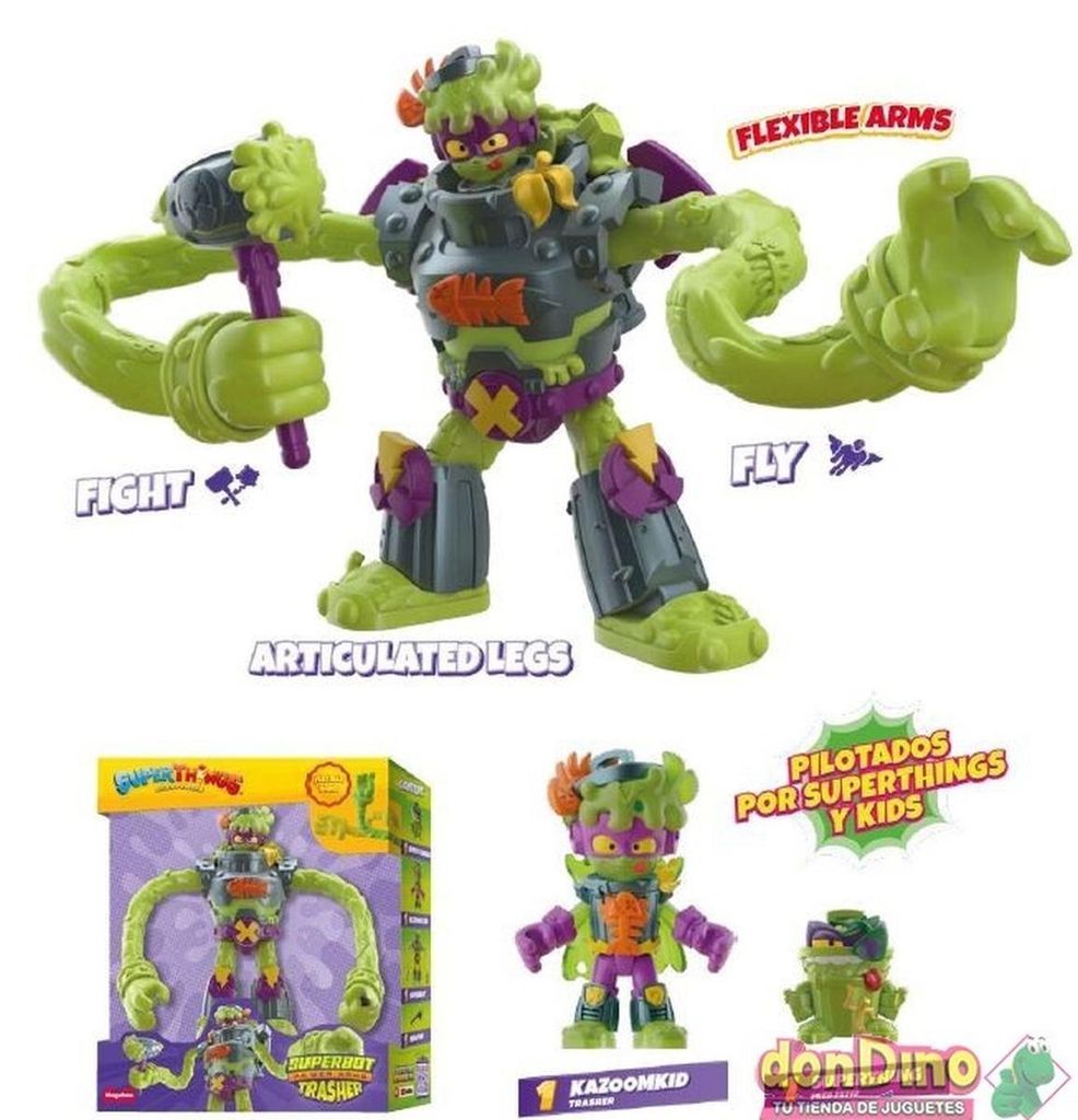 Super Things Zings, Superbot, Brazos de Poder, Trasher Imagen del producto 