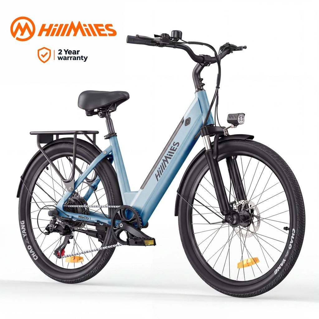 HillMiles e-bike, stadsfiets en e-hollandfiets met een 36V Productafbeelding 