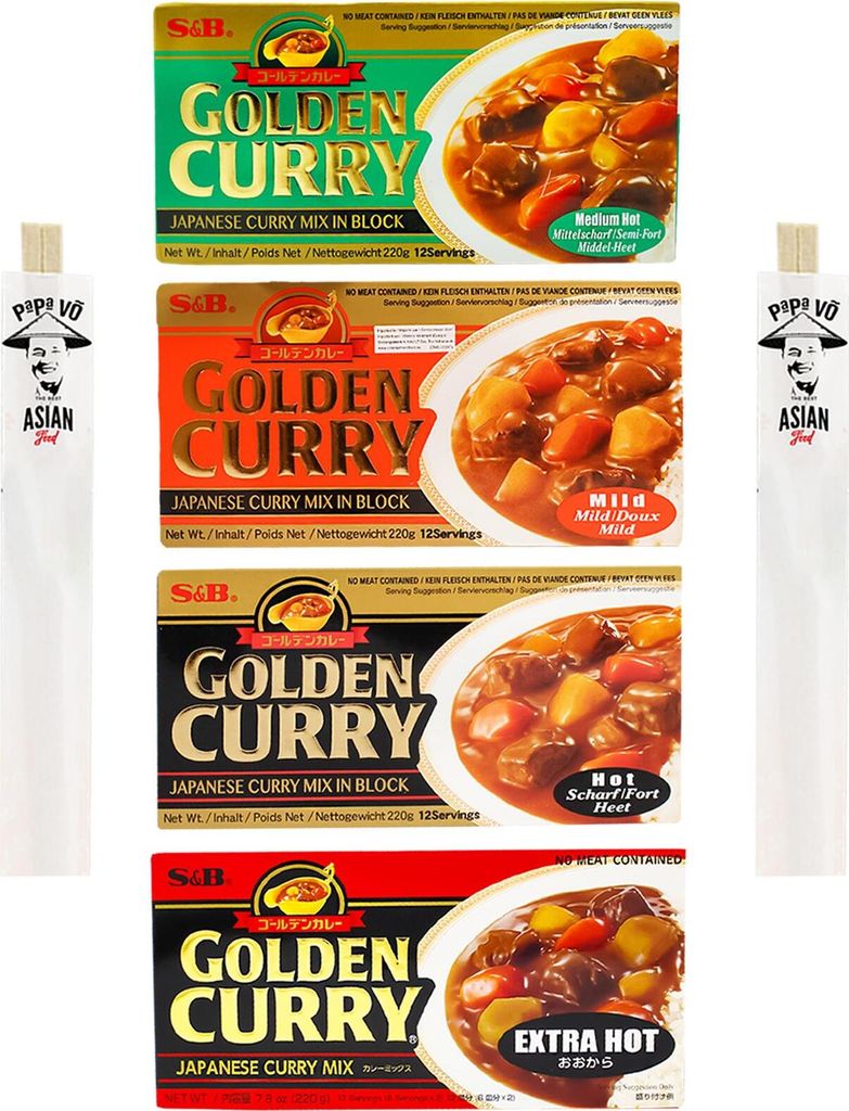 S&B Golden Curry Mix 4x220g Produktbild 