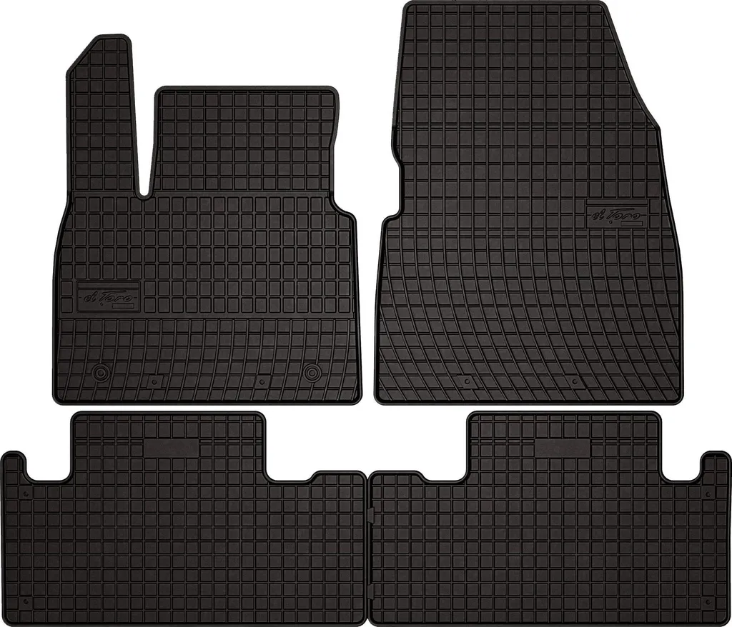 Set 4 Tappetini in Gomma Renault Megane E-Tech 2022- | Neri Heavy Duty