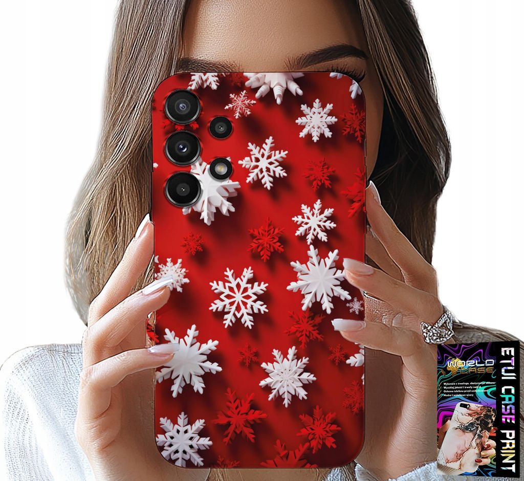Hülle Für Samsung Galaxy A13 4G - Schneeflocken, Schnee, Sterne, Urlaub
