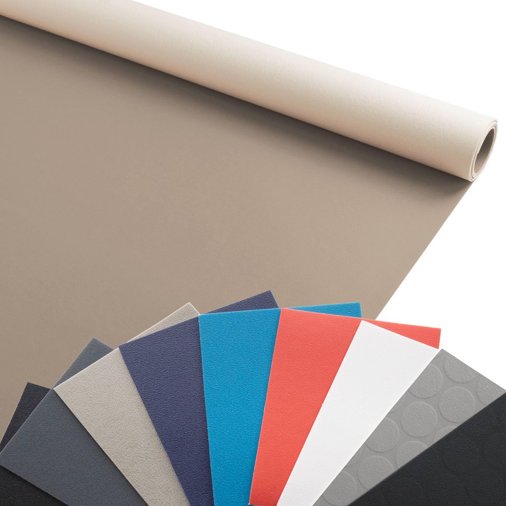 Primaflor PVC EXPOTOP - Grau - 2,00m x 6,50m - Messeboden, Produktbild 
