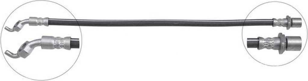 Bremsschlauch 395 mm INN M10x1.0 BANJO M10x1.0 A.B.S. für LEXUS LS
