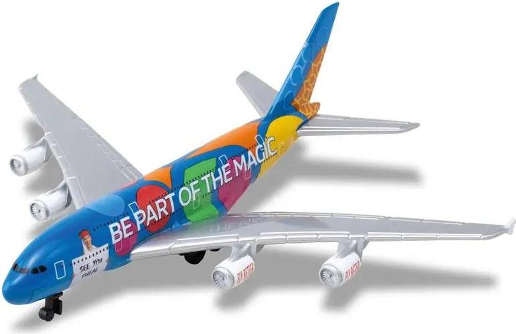 Herpa 86RT-9906 - 1/500 Single Airplane Emirates A380 Produktbild 