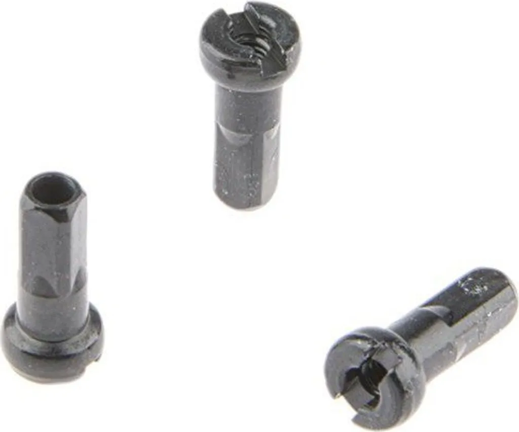 Nippli Alpina 14G M2.3 12.3mm Neri per Raggi Bici | Confezione 144 pz