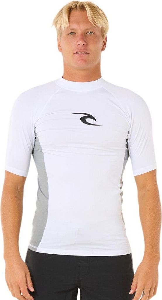 Rip Curl Waves Upf Perf Kurzarm-rashguard Weiß S Weiß S