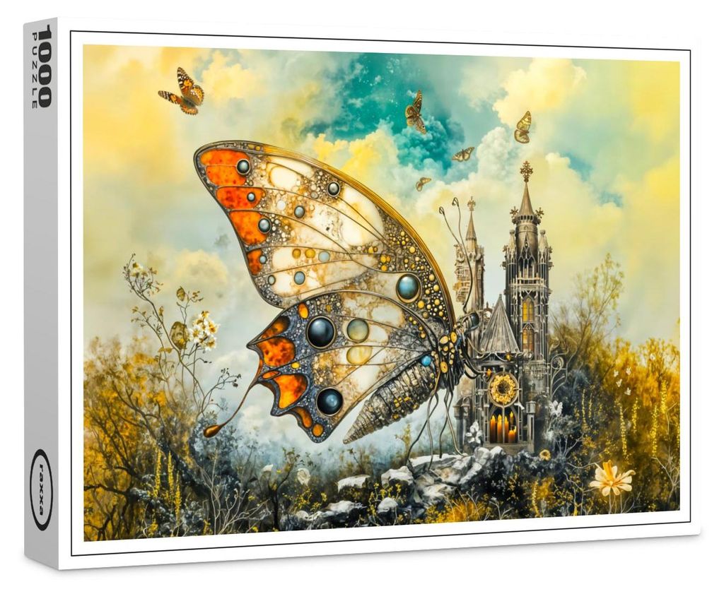 raxxa Premium-Puzzle "Mystic altar butterfly", 1000 Teile