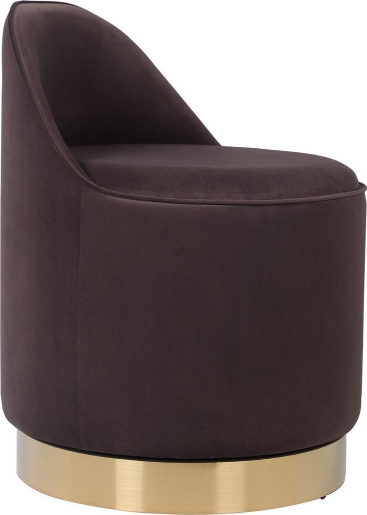 Drehhocker Viktor 100 Braun Produktbild 