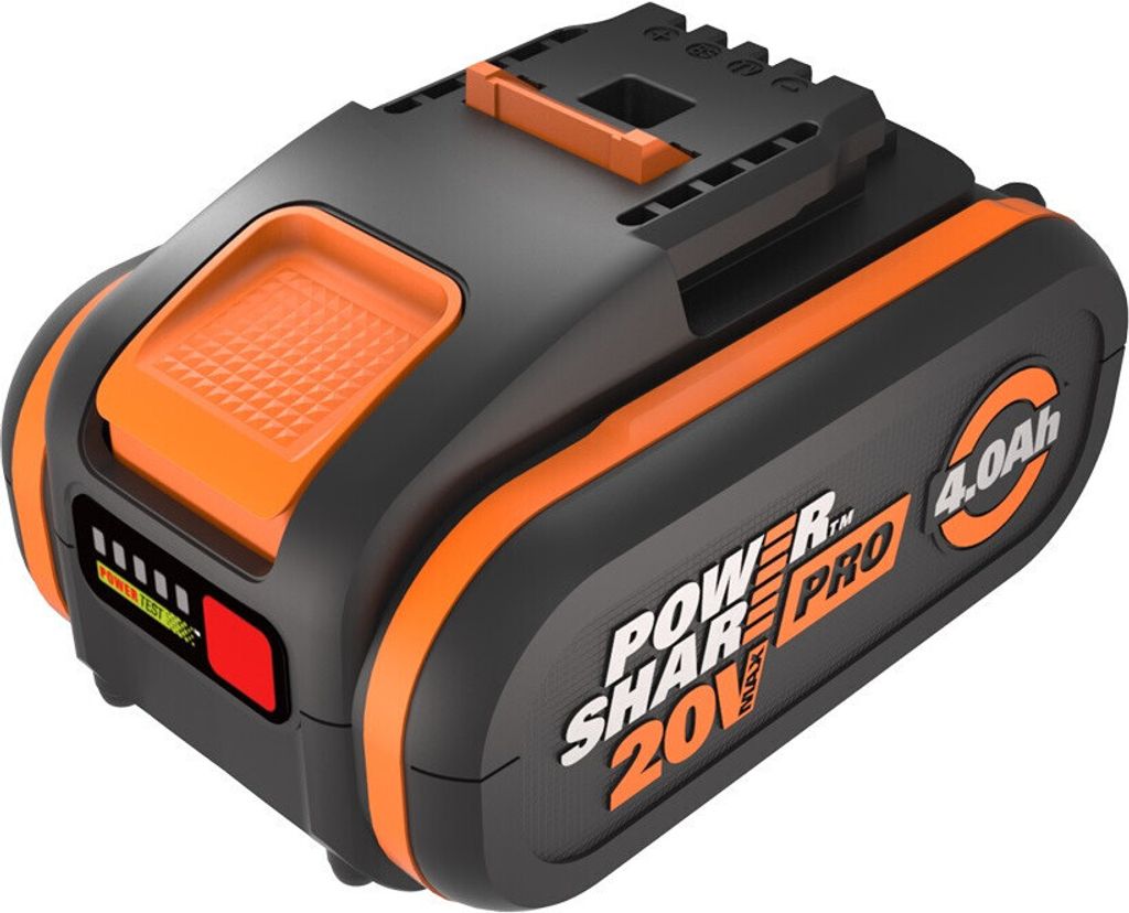 Worx Akku Pro 20V 4,0 Ah mit hoher Kapazität und Anzeige Produktbild 4