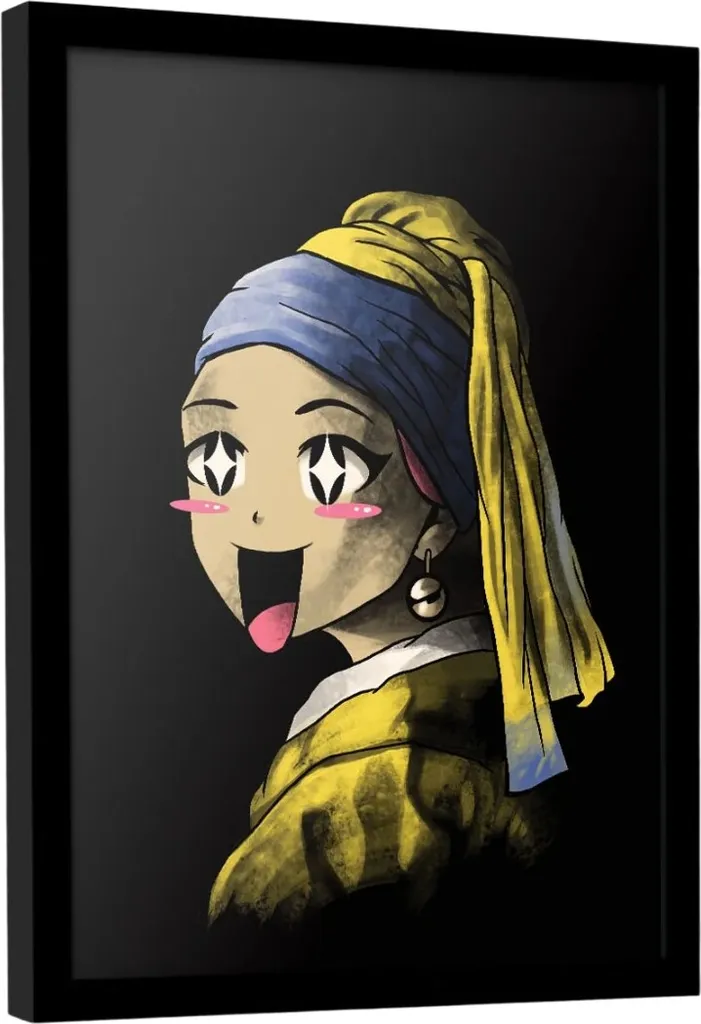 Decorazione Parete Vincent Trinidad Lavagna Legno Kawaii 59x40 cm