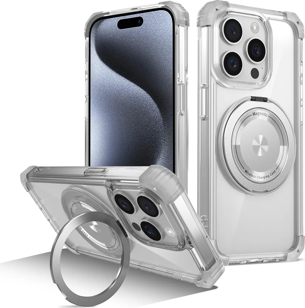 La Miglior Cover Trasparente per iPhone 15 Pro: MagSafe & Stand Ring