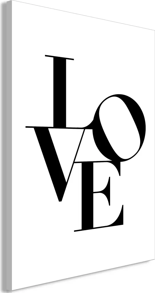 Quadro Verticale Twisted Love 40x60 - Decorazione Parete Moderna