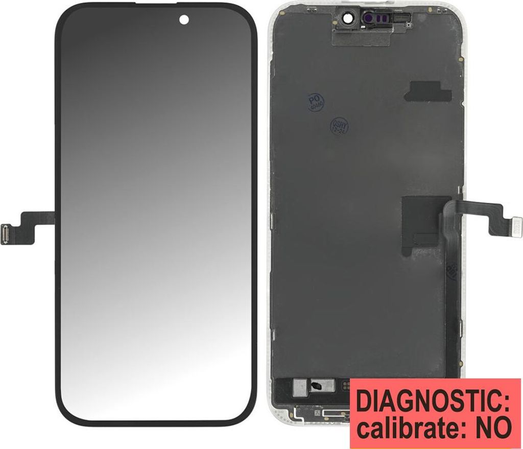 Original Refurbished LTPO Super Retina XDR OLED, 120Hz Display Touchscreen Bildschirm Schwarz für Apple iPhone 16 Pro Max A3296, A3084, & Werkzeug