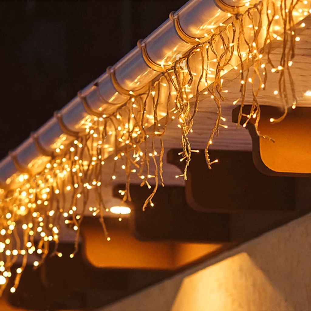 Salcar 10m 400 LED Lichterkette Eisregen LED Lichterkette Produktbild 