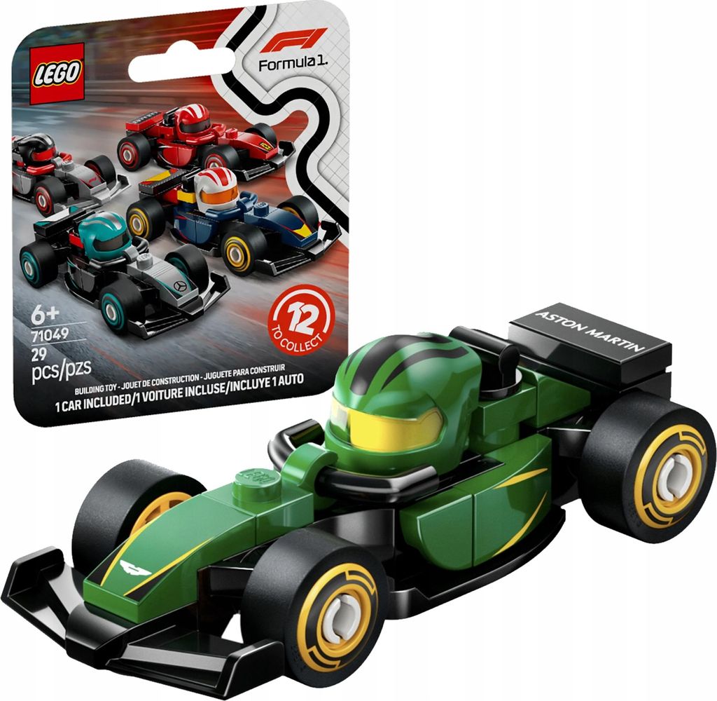 71049 – LEGO Minifigures – Aston Martin Formel-1-Rennwagen Produktbild 