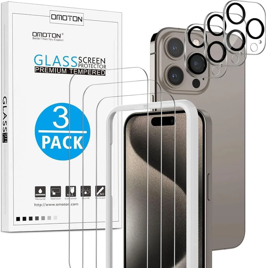 Éviter les Rayures iPhone 15 Pro avec ce Verre Trempé 9H Protection 3+3