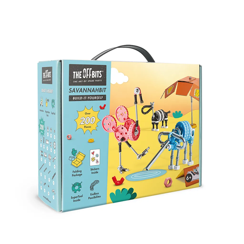 Jeu de Construction Métallique SavanaBit OffBits pour Jeunes Inventeurs - 8