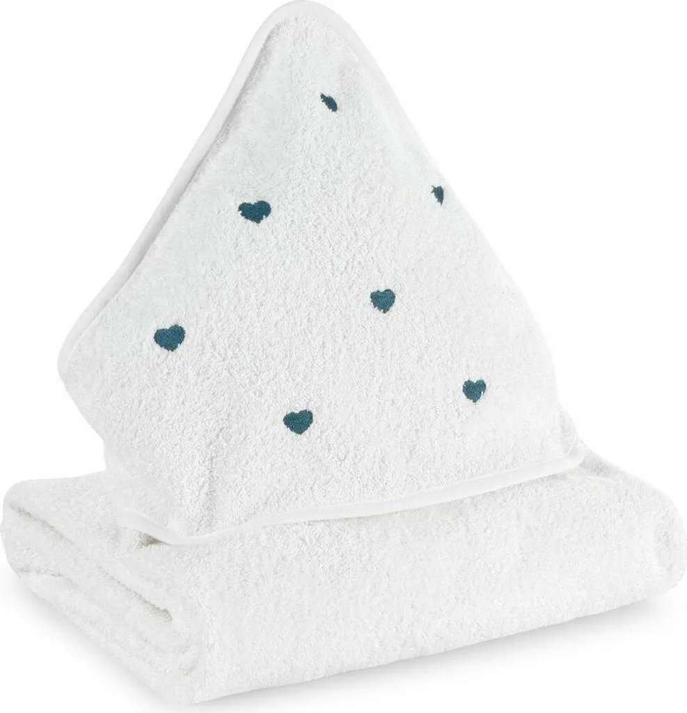 Évitez le froid après le bain : Cape de bain coton 100x100 cm à capuche