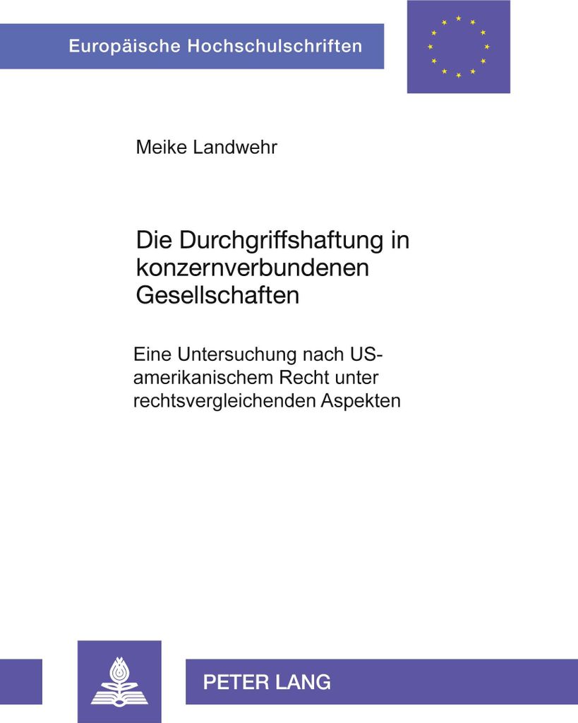 Die Durchgriffshaftung in konzernverbundenen Gesellschaften