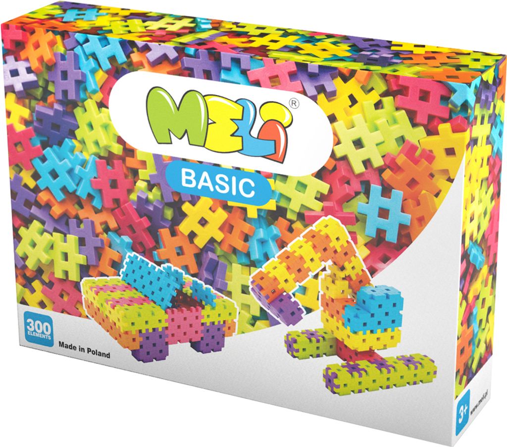 Meli Basic Bausteine, 300 Stück. Produktbild 