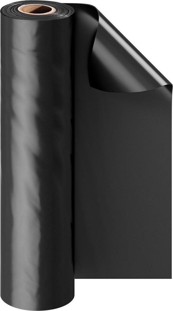 6Mil Plastic Sheeting Roll 24 x 100 FT Heavy Duty Polyethylene Black