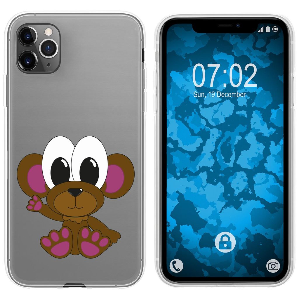 PhoneNatic Case kompatibel mit Apple iPhone 11 Pro Max Silikon-Hülle Cutiemals M3