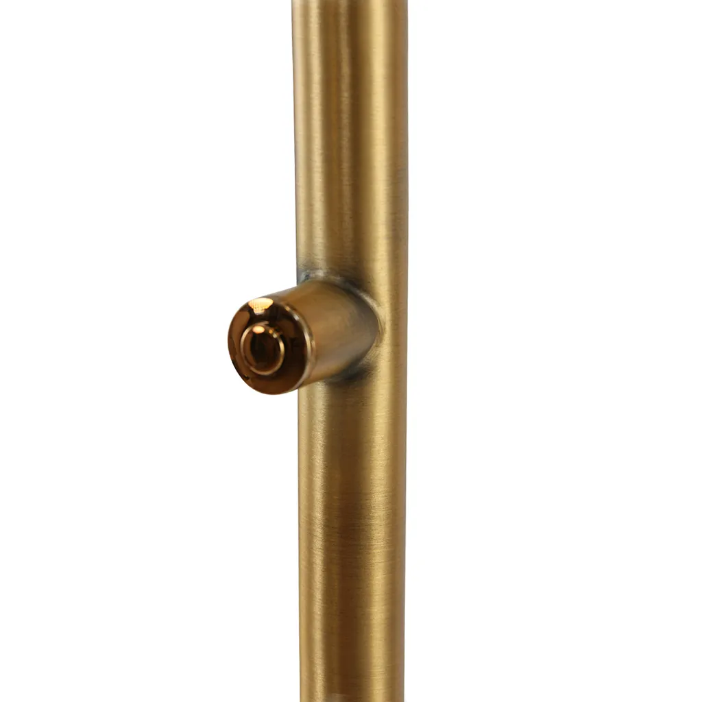 Mexlite - lampada da terra - Biron - bronzo - vetro metallo - lampada di design - LED - 7501BR - 6