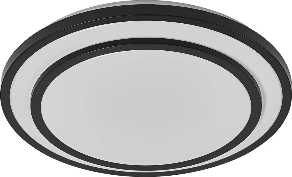 Plafoniera LED OSRAM Orbis Berlin 390mm 24W: Luce Calda 3000K e Design Nero
