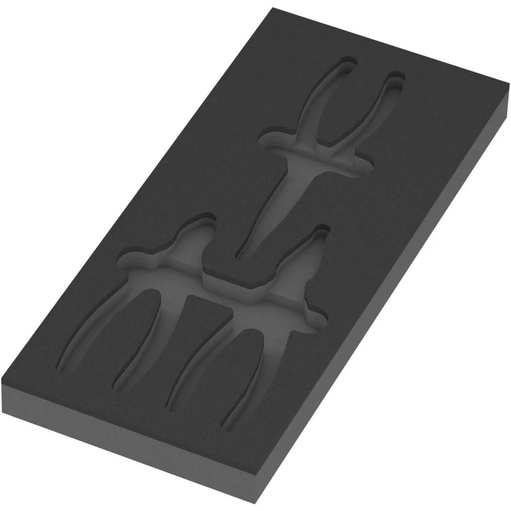 Set de pinces isolées VDE avec module mousse bicolore Wera 05137384001