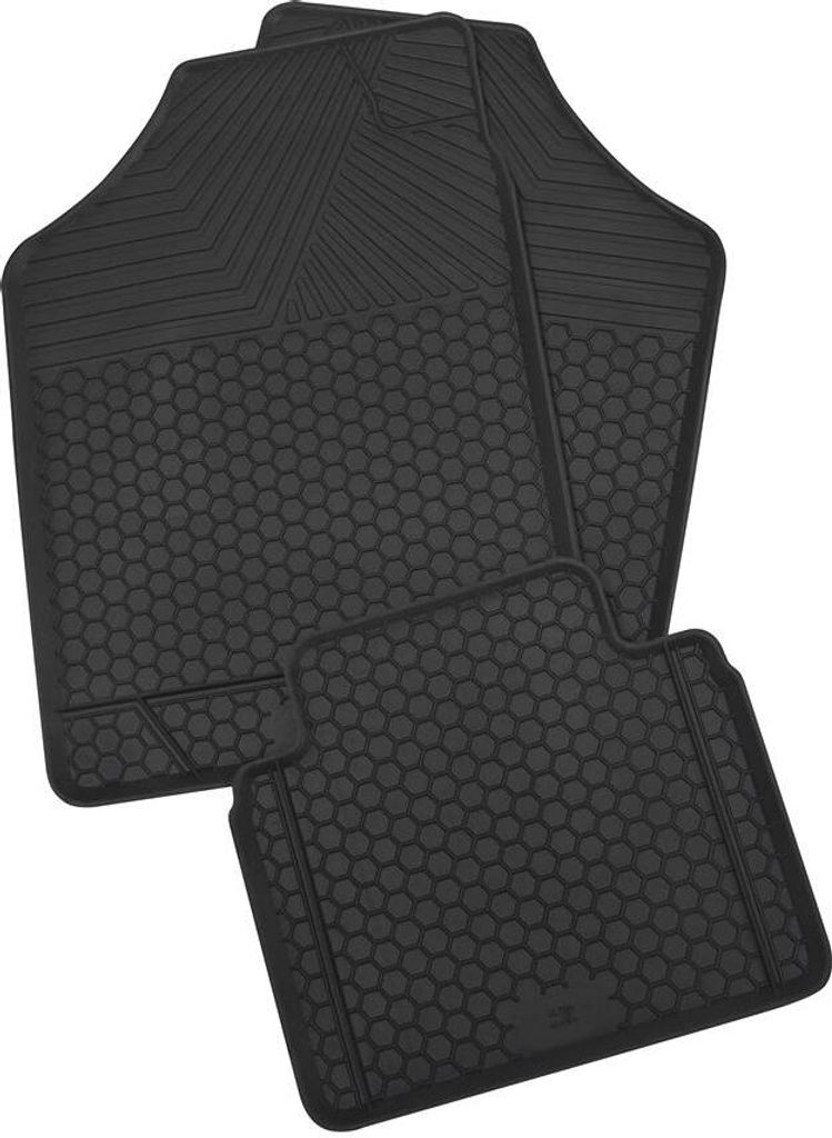 PETEX 99930 Gummimatte Universal 4-teilig Ultra Größe 2, schwarz