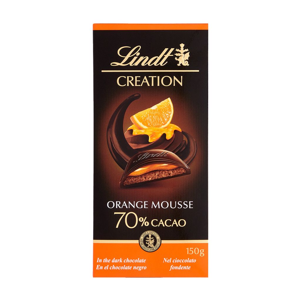 Lindt Creation Hořká čokoláda se šlehanou hořko-čokoládovou Obrázek produktu 