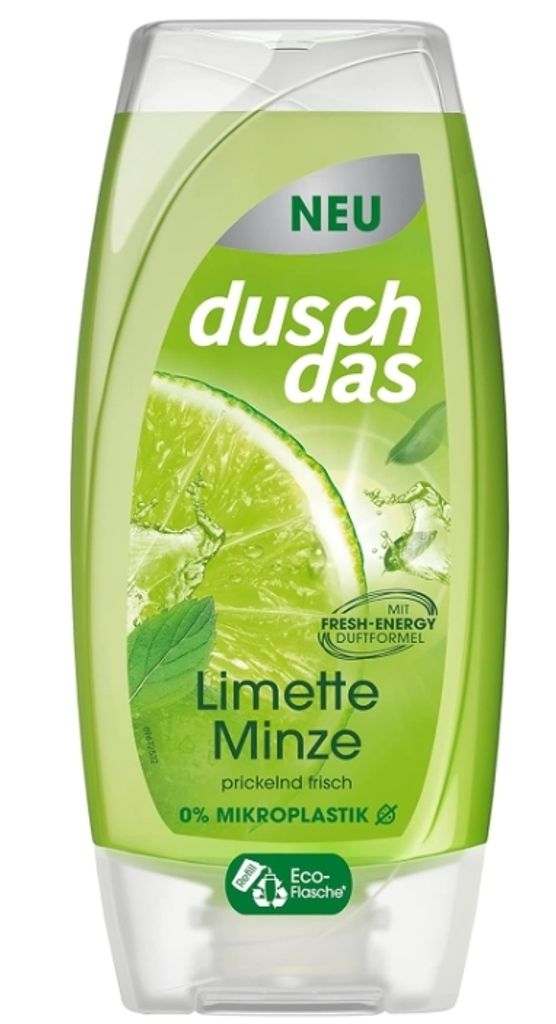 Duschdas 2-in-1 Shower Gel & Shampoo Ice Kick Shower Gel with Ice-Cold Scent for a Refreshing Start to the Day 225ml