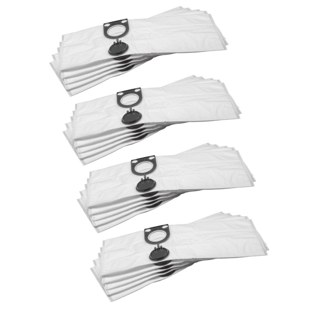 vhbw 20x Staubbeutel Ersatz für Metabo 631754000, 631629000 für Staubsauger - 36,1cm x 23,4cm Weiß
