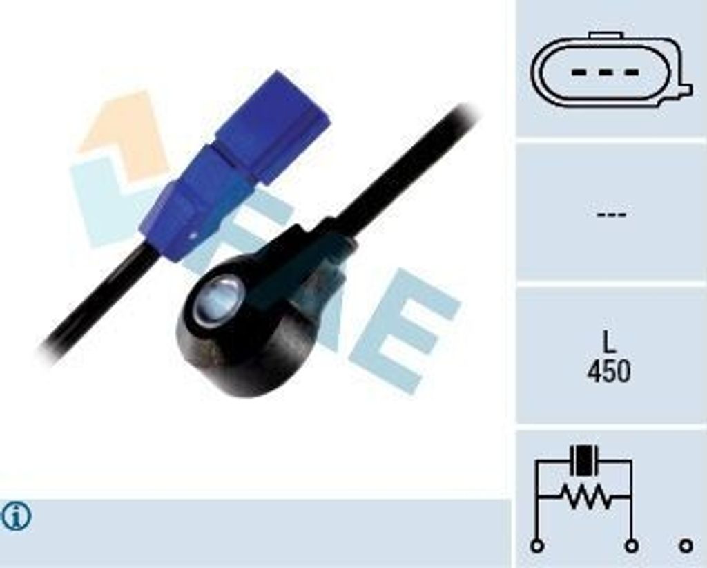 FAE Klopfsensor 60121 für AUDI A4 Avant (8E5, B6) Produktbild 