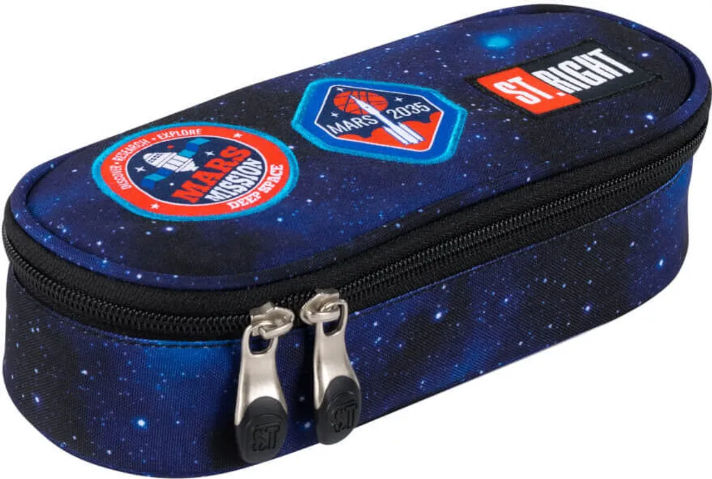 ST.RIGHT astuccio per matite astuccio per la scuola, COSMOS PC1 Kosmos badge Mars 2035 Mars Mission