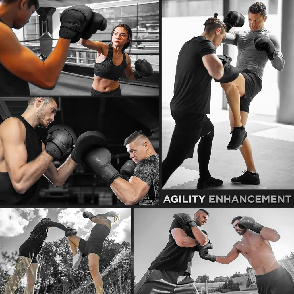 Matériel Entraînement Boxe RDX F6 Kara Noir - Améliorez votre Vitesse - 17
