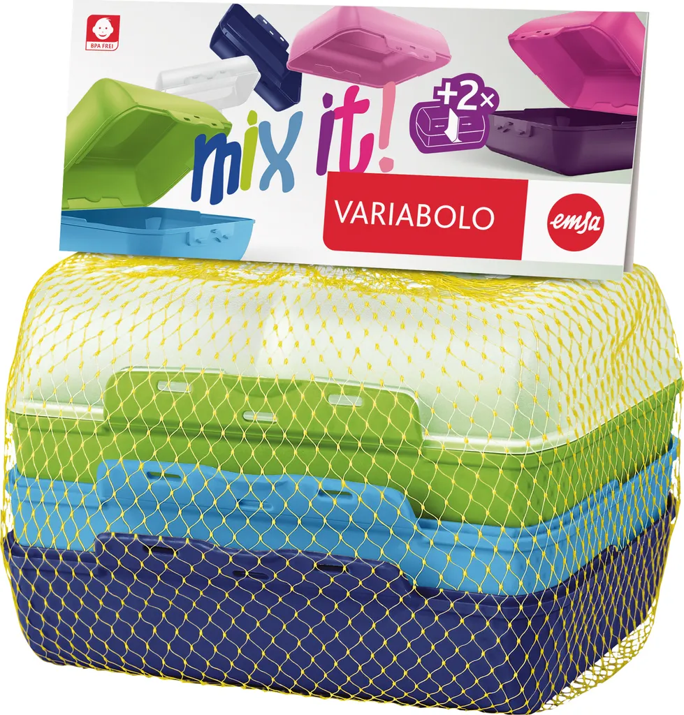 Gobelet pour enfant EMSA Variabolo lot de 2 verres incassables bleus