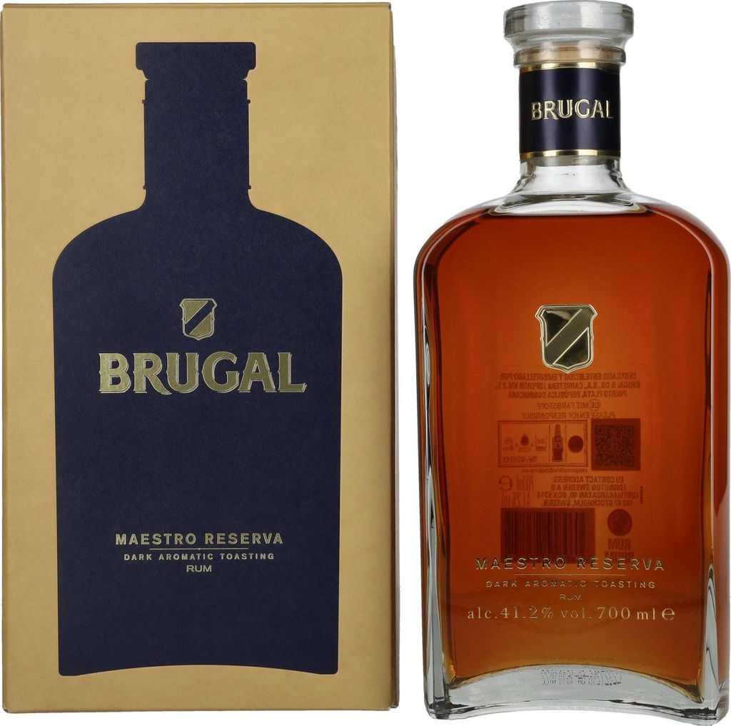 Brugal Maestro Reserva Rum 41,2% Vol. 0,7l in Geschenkbox
