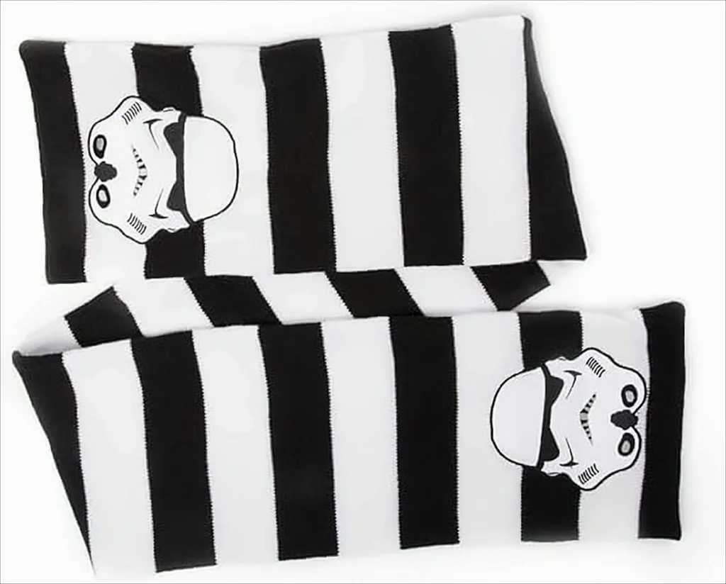 Écharpe Star Wars Stormtrooper Noir et Blanc - Accessoire Officiel Geek