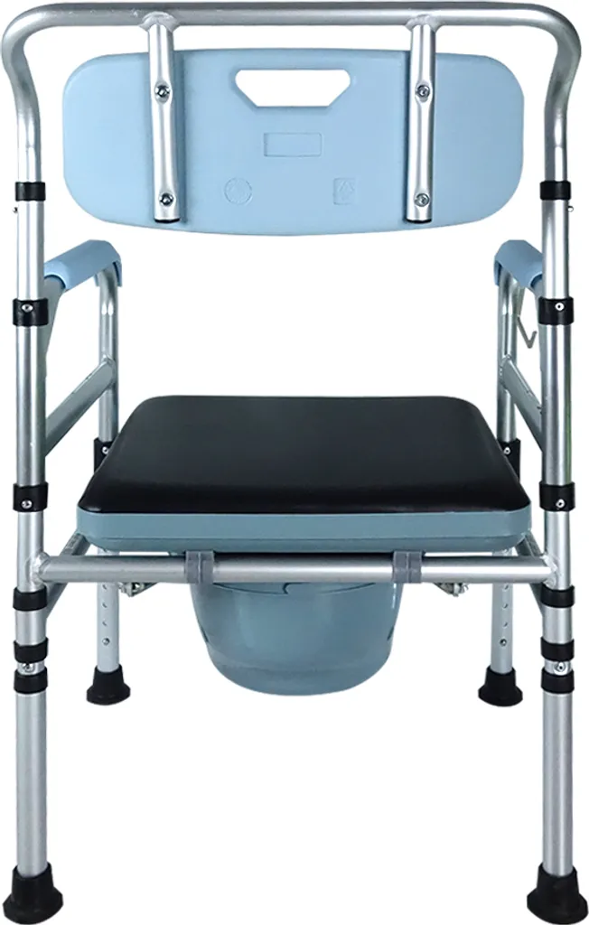Solution Mobilité : Chaise de Nuit Réglable pour Éviter les Chutes WC - 6