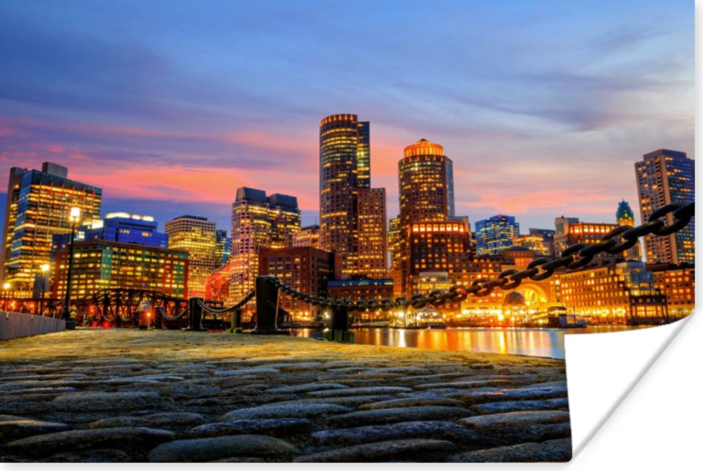 MuchoWow Poster Licht - Wasser - Architektur 30x20 cm - Plakate - Print